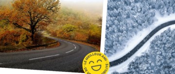 Routes en automne et hiver pour illustrer la Loi Montagne